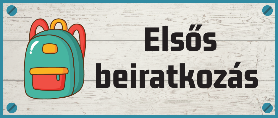 Elsős beiratkozás logo